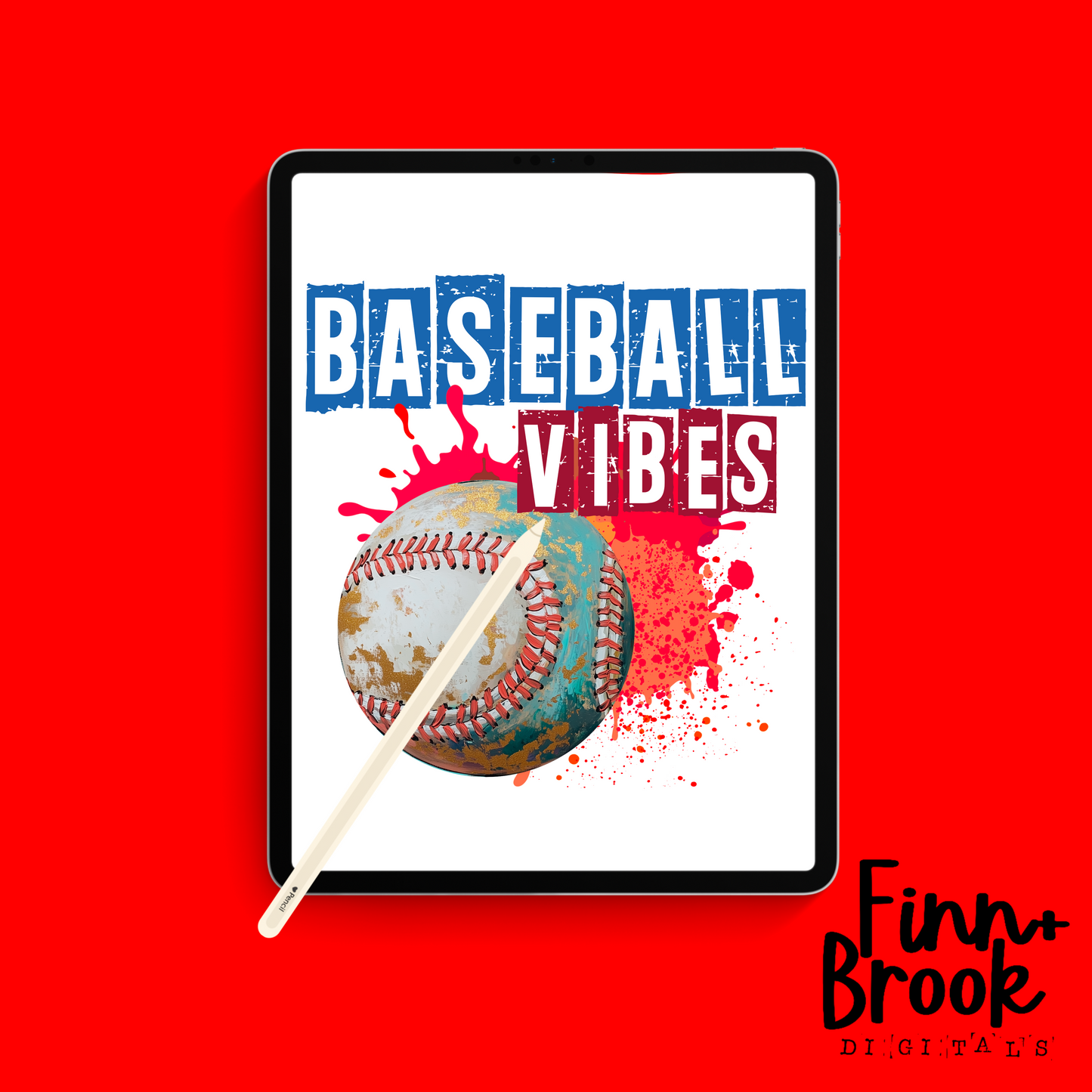 Baseball Vibes PNG
