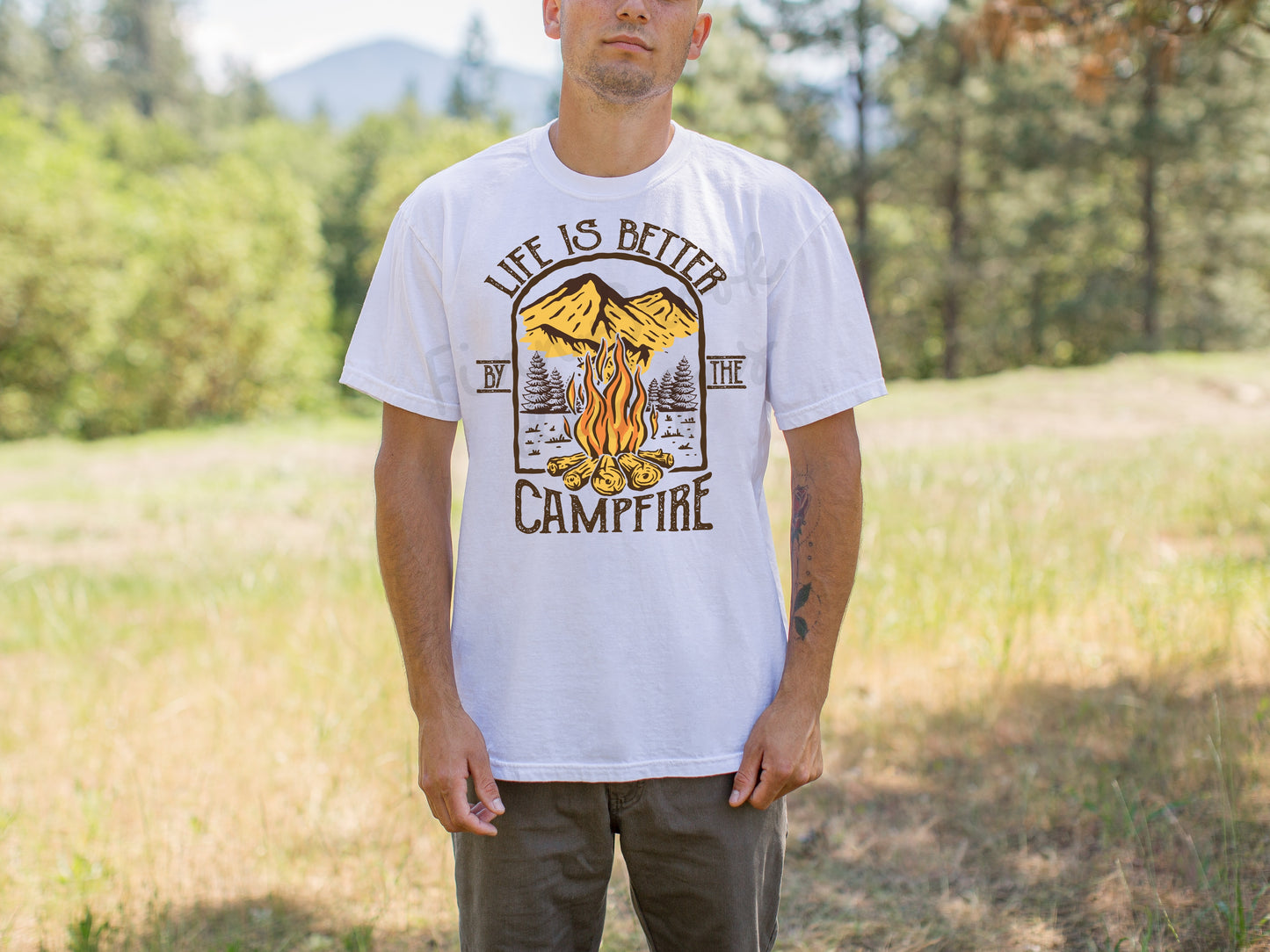 Life is Better Camping Tee