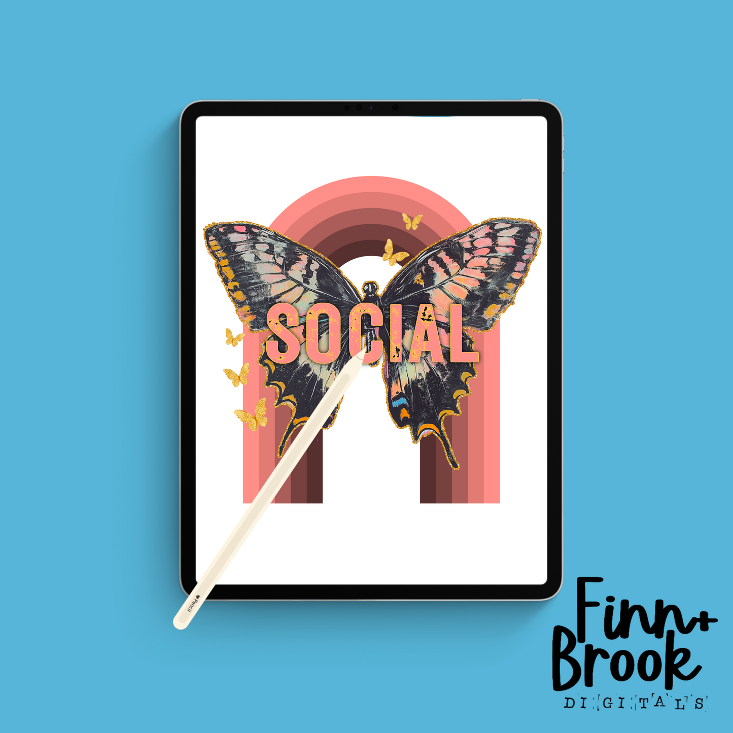 Social Butterfly PNG