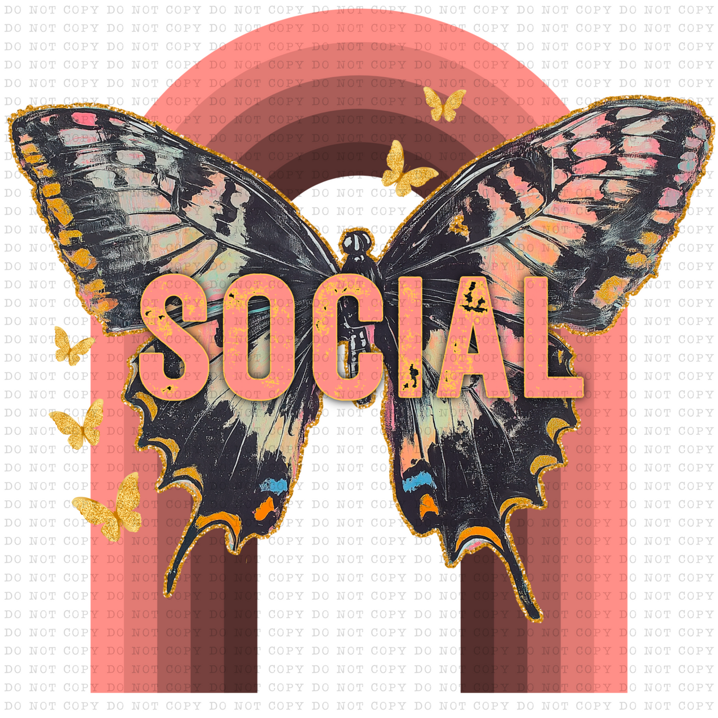 Social Butterfly PNG