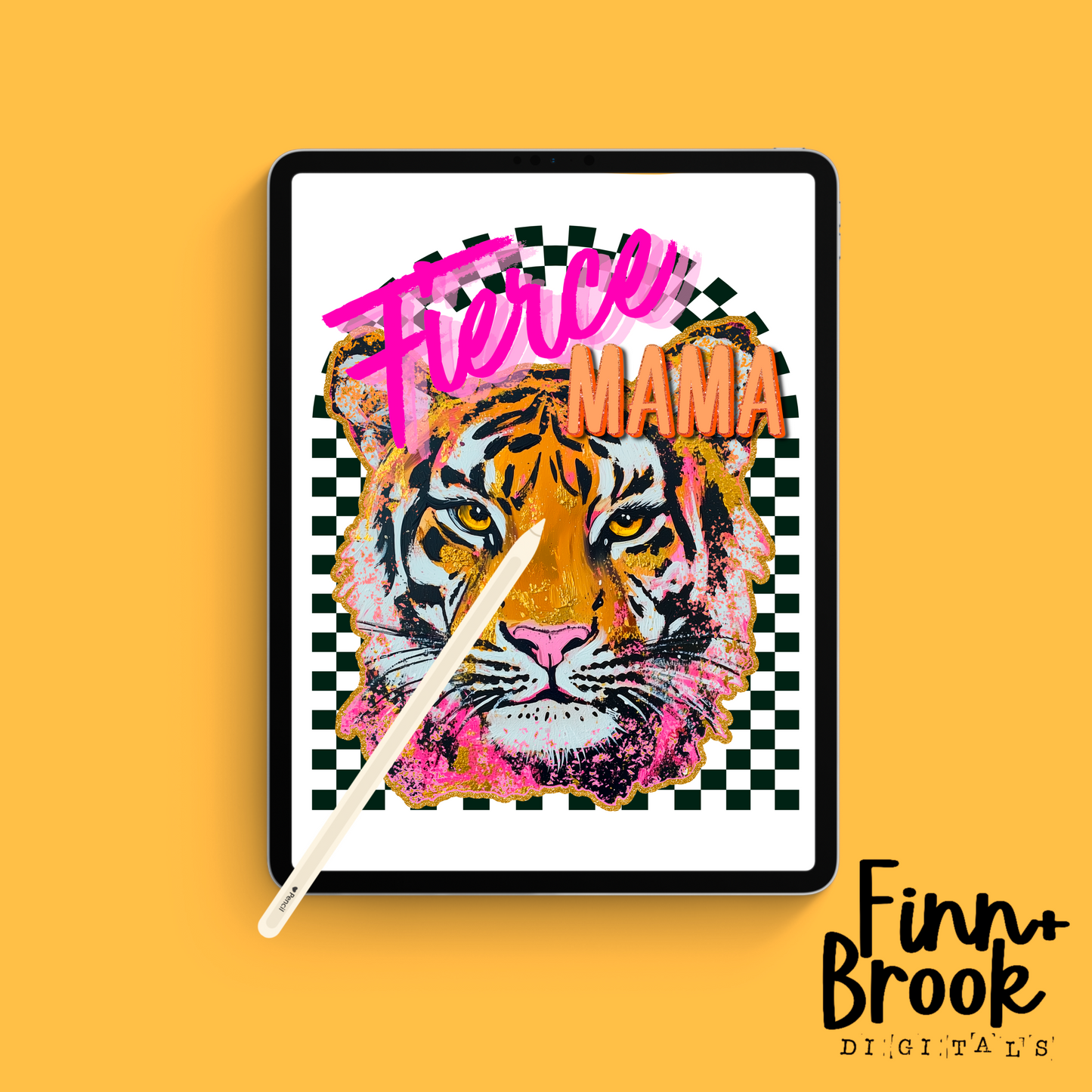 Fierce Mama PNG